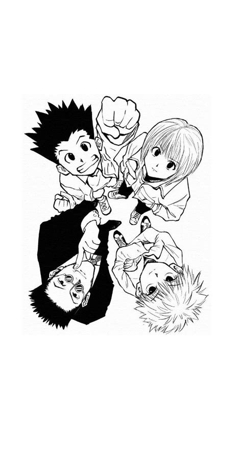 Hunter x Hunter Wallpaper featuring Kurapika, Leorio, Killua, and Gon