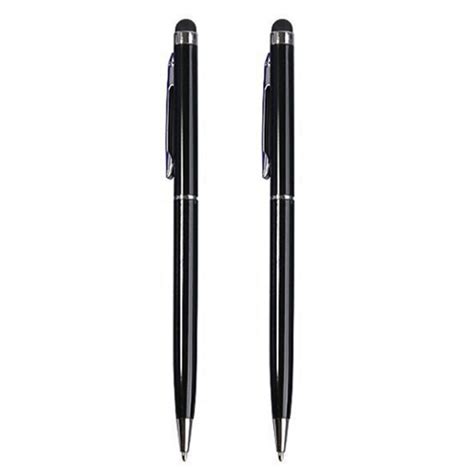 10pcs Set Universal 2 In 1 Metal Stylus Pens With Ballpoint Pens Touch