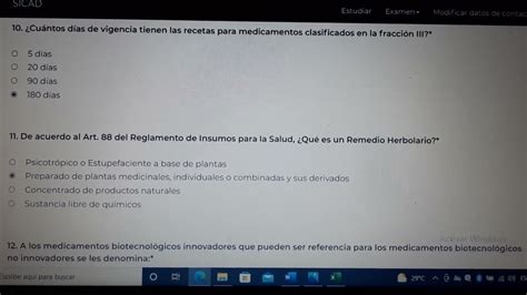 EXAMEN SICAD FEBRERO 2022 APRUEBA CON 10 DIEZ CON 1 SÓLO INTENTO