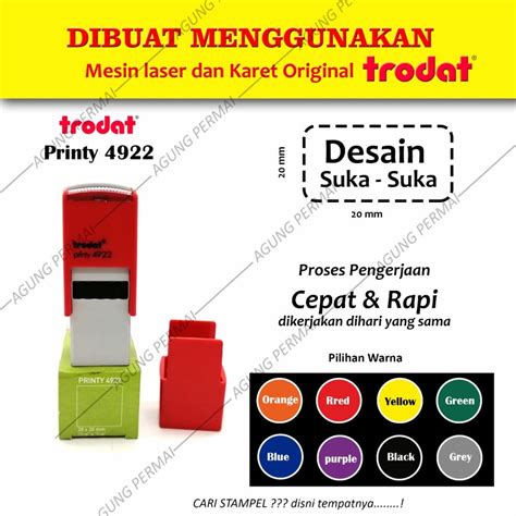 Jual Stempel Trodat Shopee Indonesia