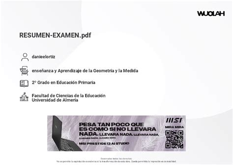 Wuolah free Resumen Examen RESUMEN EXAMEN danieelortiz enseñanza y