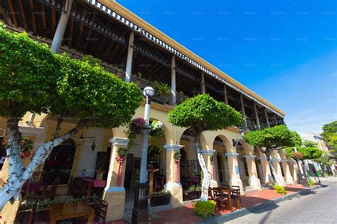 Central Plaza In Historic Center In Mazatlan - Stock Photos | Motion Array