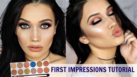 Kylie Royal Peach Palette First Impressions Makeup Tutorial Youtube