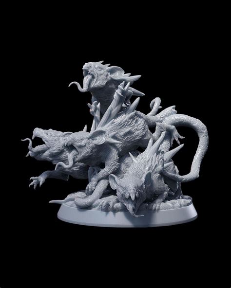 Rat Swarm Stlflix Dnd Fantasy Rpg 3d Printed Role Playing Games