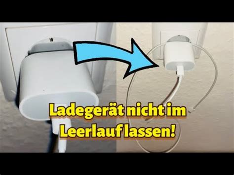 Darum NIEMALS Dein Ladekabel In Der Steckdose Lassen Ladekabel In