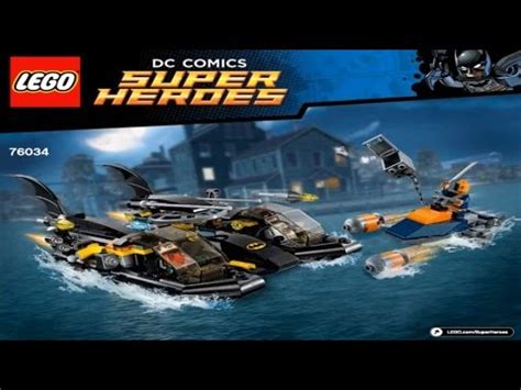 LEGO DC Super Heroes The Batboat Harbor Pursuit 76034 - Лего Супер ...