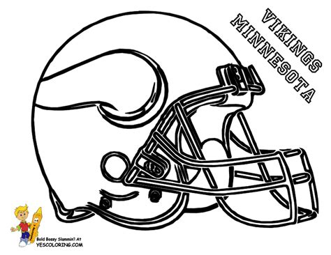 Pro Football Helmet Coloring Page Anti Skull Cracker Football