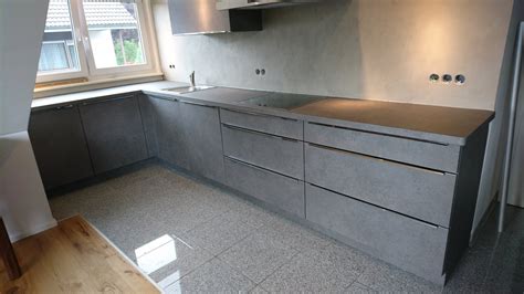 Keuken in betonlook | industriële uitstraling met robuuste folie | resimdo