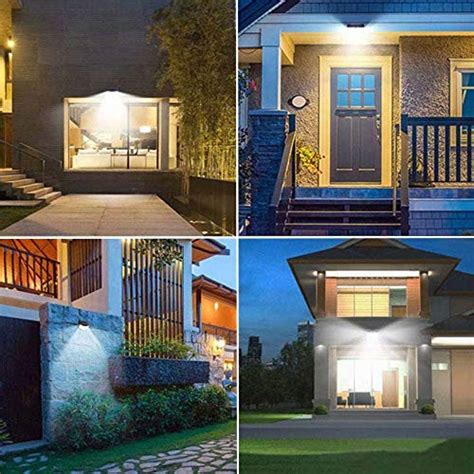 Solar Lights Outdoor Optional Modes Wall Mounted Motion Sensor Solar