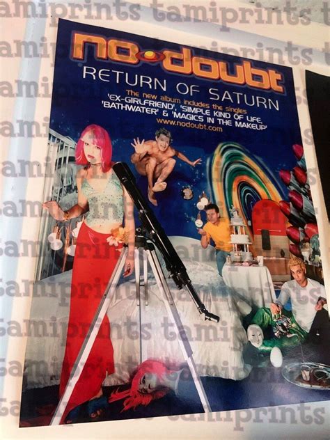 No Doubt Return of Saturn Album Promo Poster Reproduction