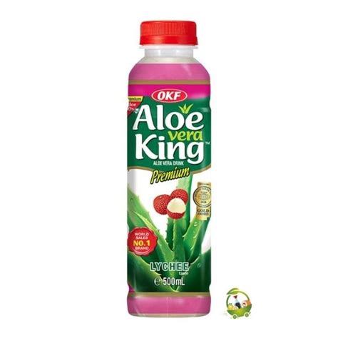 Bebida De Aloe Vera Con Sabor A Lychee OKF 500ml EcoAsiaShop