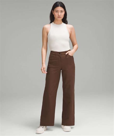 Lululemon City Sleek Pocket High Rise Wide Leg Pant Full Length