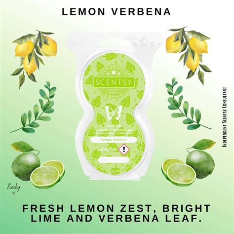 Lemon Verbena Scentsy Pod Twin Pack The Candle Boutique Scentsy Uk