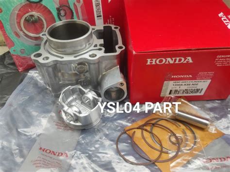 BLOK SEHER PISTON KIT SONIC 150 R SUPRA GTR ORIGINAL HONDA SONIC AHM