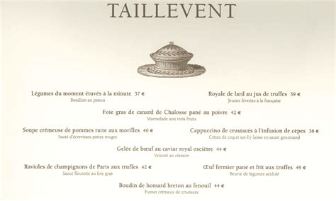 Exemple De Carte De Restaurant Gastronomique Le Meilleur Exemple