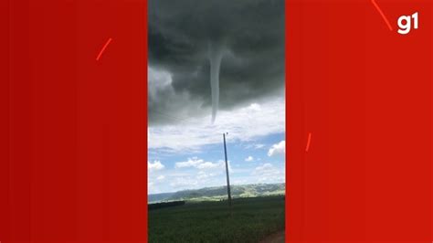 Nuvem Funil Forma O Inicial De Tornado Assusta Moradores Em Ms Veja