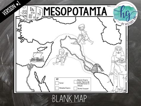 Mesopotamia Map Activity Print And Digital Artofit