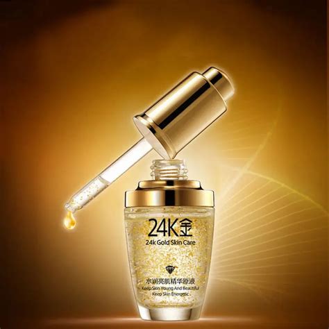 Bioaqua Pure 24k Gold Essence Brand Face Skin Care Anti Wrinkle Anti Aging Collagen Whitening