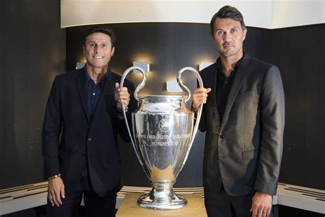 Uefa Champions League On Twitter ⚫️ Javier Zanetti 🔵 🔴 Paolo Maldini ⚫️ Ucldraw Ucl