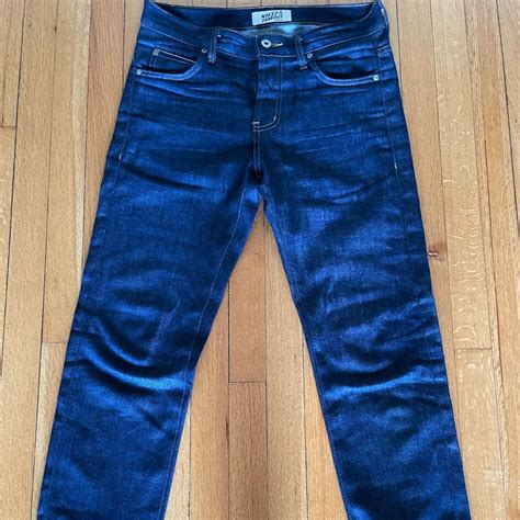 Naked And Famous Denim Super Guy Blue Bird Selvedge Depop