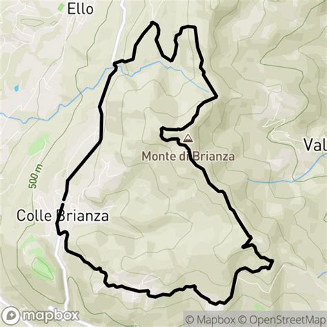 Lago Di Annone Anello In Mountain Bike Bicicletta Mappa Percorso