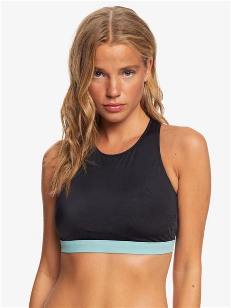 ROXY Fitness Crop Top Bikini Top 3613375139137 Roxy