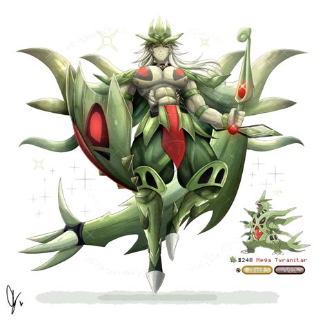 248. Mega Tyranitar by iingo on DeviantArt