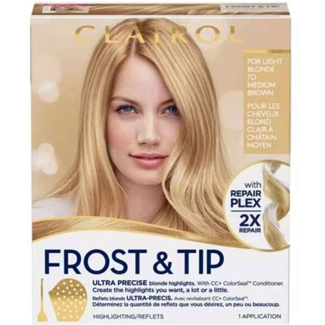 Hair Clairol Nicen Easy Frost Tip Hair Dyelight Blonde To Medium Brown Poshmark