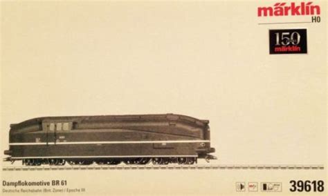 Märklin 39618 BR 61 Dampflokomotive DR