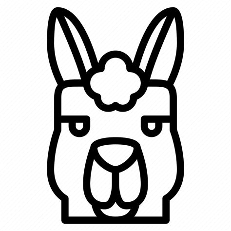 Lama, animal, face, avatar, nature, wild, life icon - Download on ...