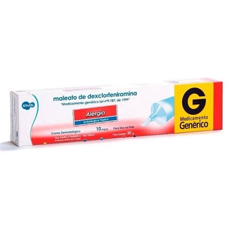 Para Que Serve A Pomada Maleato De Dexclorfeniramina - Maleato de Dexclorfeniramina EMS: bula, para que serve e como usar | CR