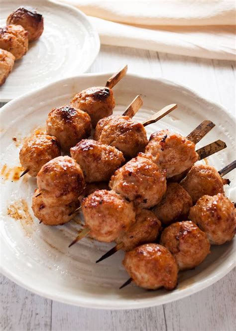 Tsukune (japanese meatballs) - The Most Delecious Recipes