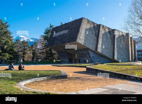 France, Isere, Saint-Martin-d'Heres, the campus of Grenoble Alpes ...