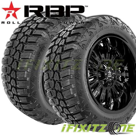 2 RBP Repulsor M T RX 285 75R16LT 126 123Q E Off Road Mud Tires Stylish