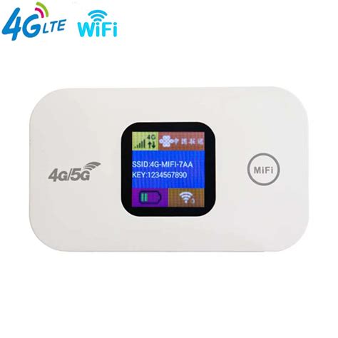 Enrutador WiFi 4G LTE De 150Mbps M Dem MiFi De Bolsillo Port Til Ranura