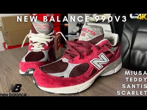 New Balance V Miusa Teddy Santis Scarlet On Feet Review Youtube