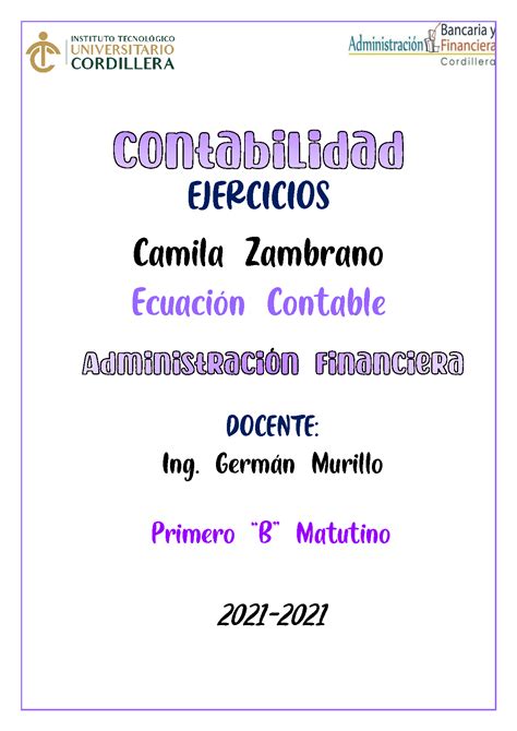 La Ecuacion Contable Puede Sufrir Variaciones