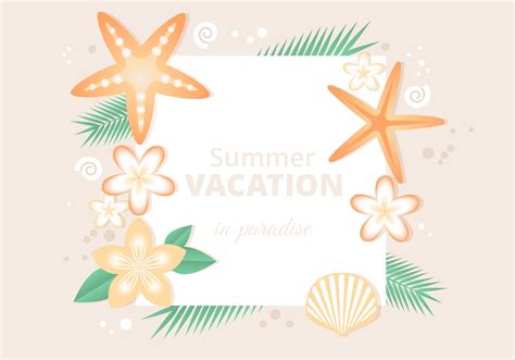 Free Flat Tropical Summer Background 156588 Vector Art at Vecteezy