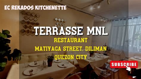 Terrasse Mnl At Matiyaga Street Diliman Quezon City - YouTube