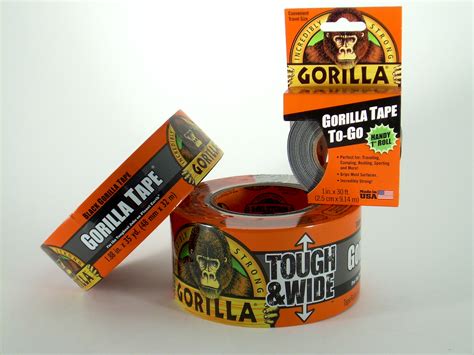 Gorilla Tape 1″, 2″, 3″ Black | Hollywood Expendables