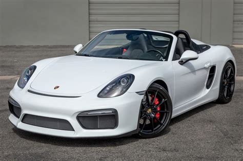 7k Mile 2016 Porsche Boxster Spyder 6 Speed For Sale On Bat Auctions Closed On November 1