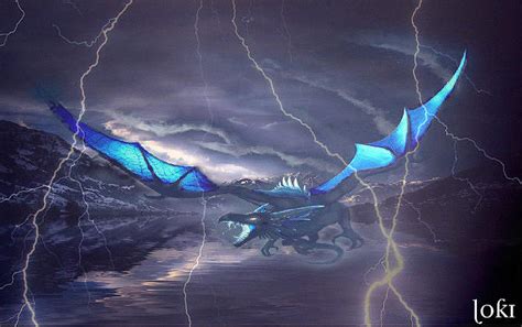 Storm Dragon Digital Art By Loki Gwyn Pixels