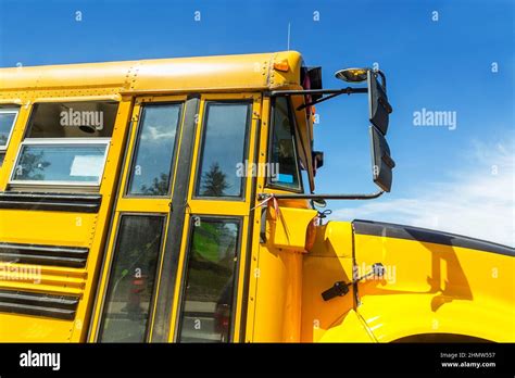 Canadian School Bus Stock Photo Alamy