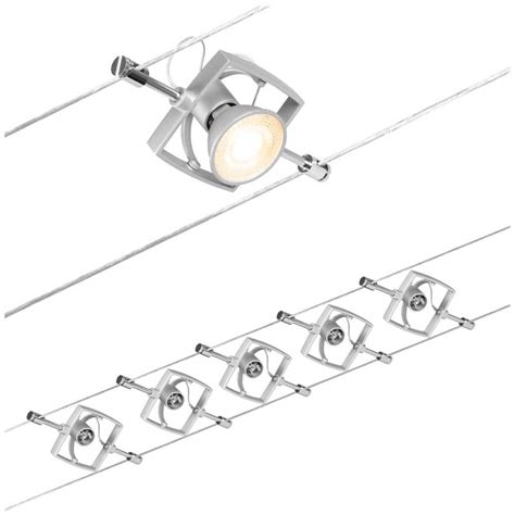 Paulmann Seilsystem Basis Set Mac II 5 X GU5 3 Matt Chrom 10 M Kaufen