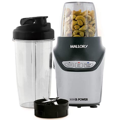 Liquidificador E Processador Mallory Super New B Power 1000W Preto