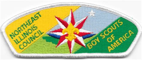 Northeast Illinois Council Strip S 5 Plastic Back CSP SAP Boy Scouts Of