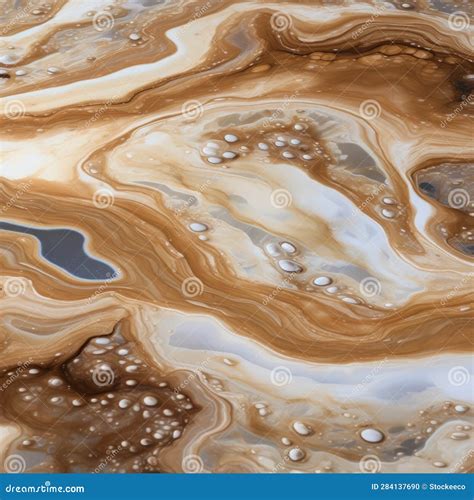 Cosmic Landscape Slimy Marble With Beige Stone High Detail