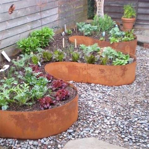 Chine Bordure de jardin en acier Corten Bordure de bordure en métal