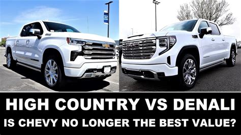 Chevrolet Silverado High Country Vs Gmc Sierra Denali Ultimate