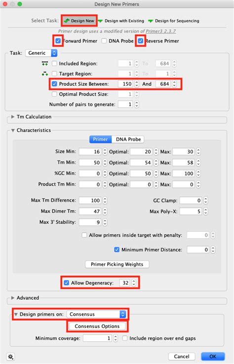 How do I design degenerate primers based on an alignment? – Geneious